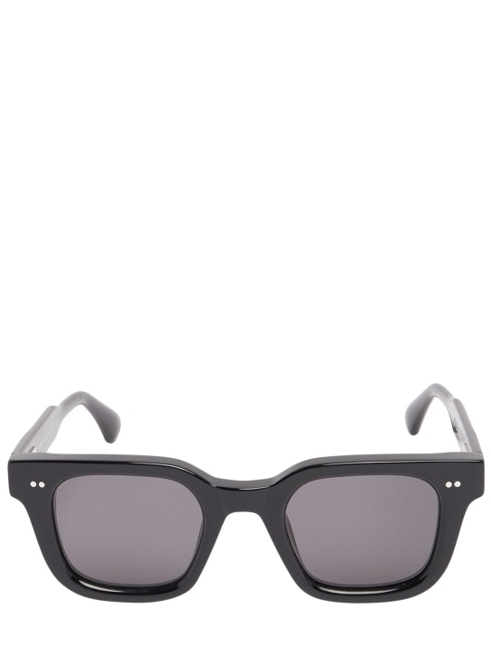 Chimi: 04 squared acetate sunglasses - Black - men_0 | Luisa Via Roma