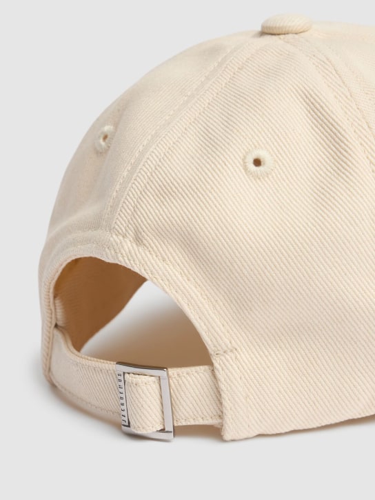 Jacquemus: La Casquette Artichaut cotton hat - Off-White - men_4 | Luisa Via Roma