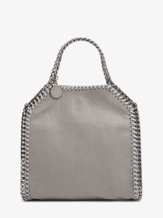 Stella McCartney: Tiny Falabella faux leather bag - Light Grey - women_0 | Luisa Via Roma