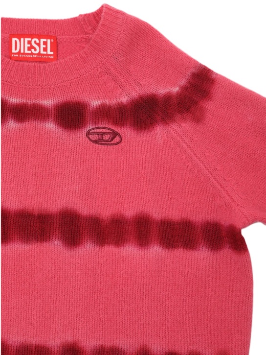 Diesel Kids: Suéter de punto de lana - Fucsia - kids-boys_1 | Luisa Via Roma