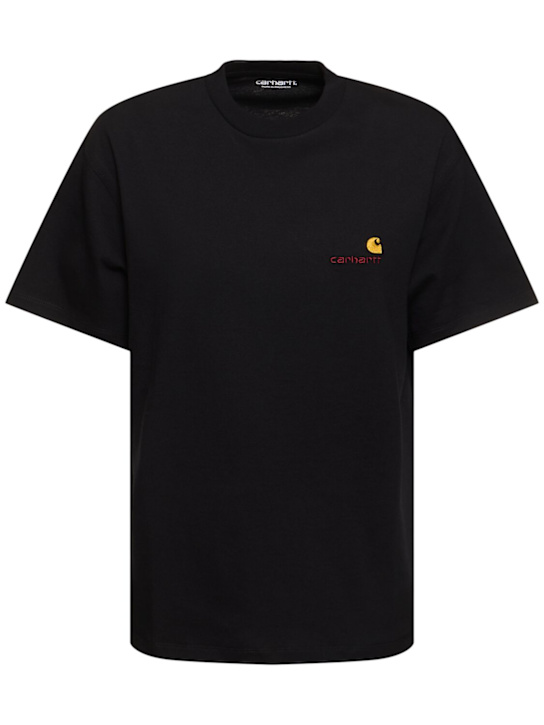 Carhartt WIP: American Script loose fit t-shirt - Black - women_0 | Luisa Via Roma