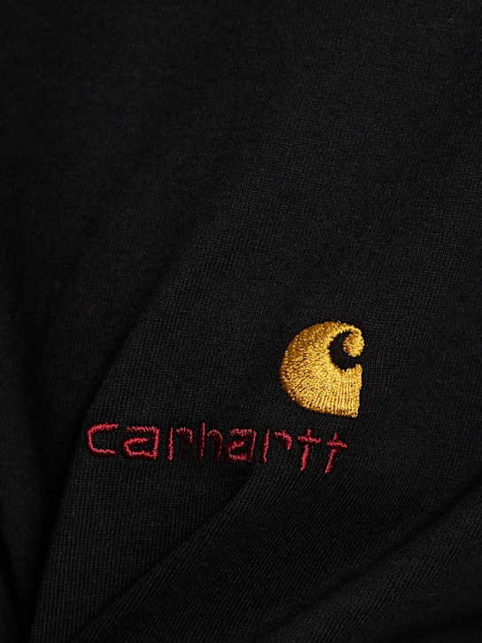 Carhartt WIP: American Script loose fit t-shirt - Black - women_3 | Luisa Via Roma