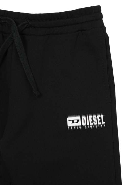 Diesel Kids: Cotton sweatpants w/logo detail - kids-girls_1 | Luisa Via Roma