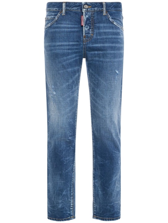 Dsquared2: Cool Girl low rise straight jeans - Blue - women_0 | Luisa Via Roma