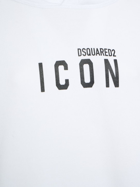 Dsquared2: Sweatshirt Hoodie aus Fleece „Icon“ - women_4 | Luisa Via Roma