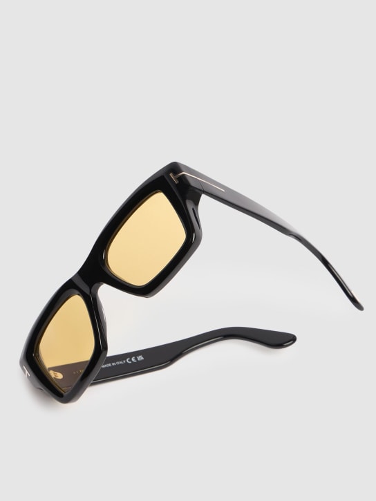 Tom Ford: Gafas de sol cuadradas - Negro/Café - women_1 | Luisa Via Roma