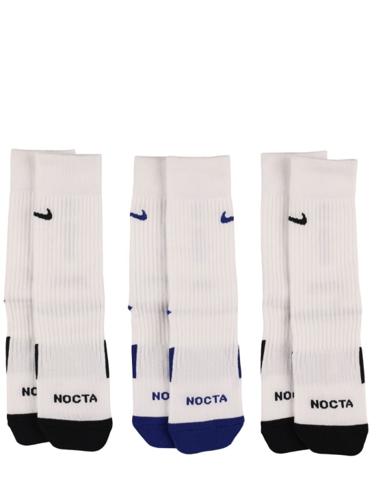 Nike: Nocta stretch tech crew socks - Multicolor - men_0 | Luisa Via Roma