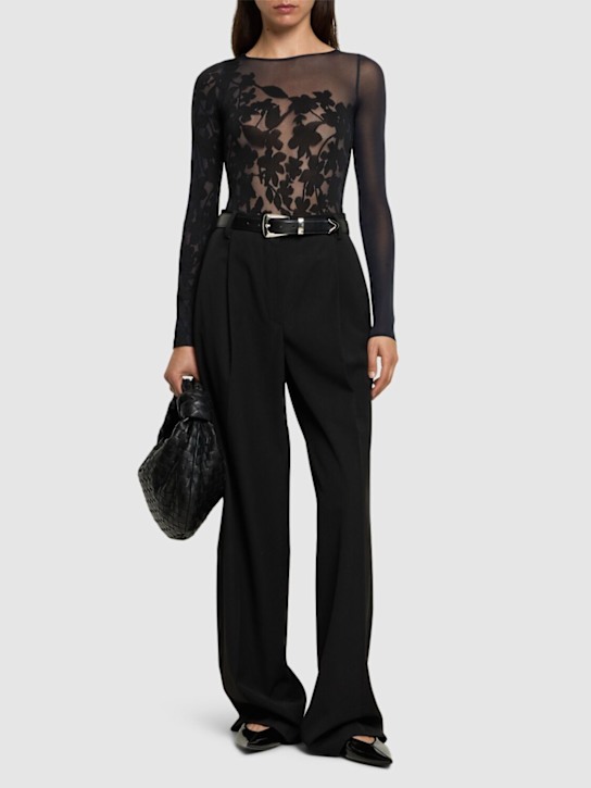 Wolford: Body trasparente a fiori - women_1 | Luisa Via Roma