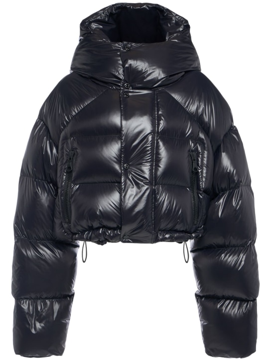 Dsquared2: Puffer Kaban 크롭 다운 재킷 - 블랙 - women_0 | Luisa Via Roma