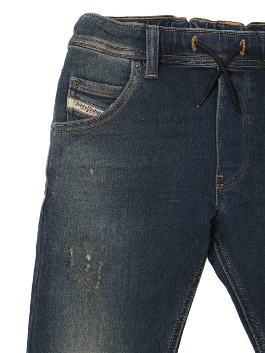Diesel Kids: Jeans in cotone stretch - Blu Scuro - kids-boys_1 | Luisa Via Roma