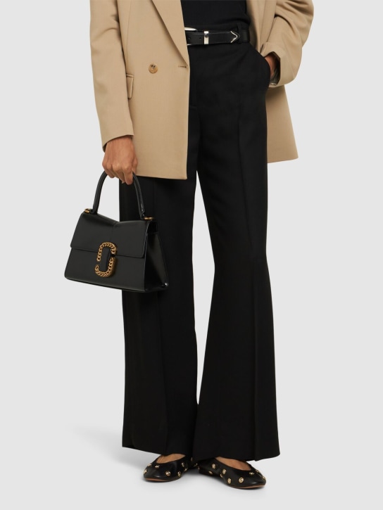 Marc Jacobs: The Top Handle leather bag - Black - women_1 | Luisa Via Roma
