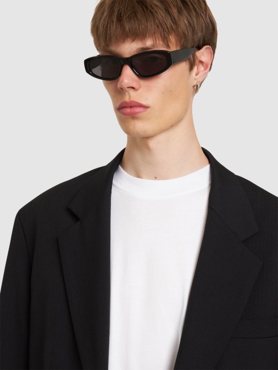 Chimi: 09.2 squared acetate sunglasses - Black - men_1 | Luisa Via Roma