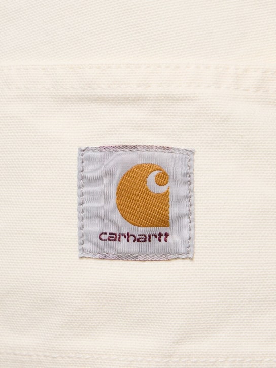Carhartt WIP: Dearborn canvas single-knee shorts - Wax - men_3 | Luisa Via Roma