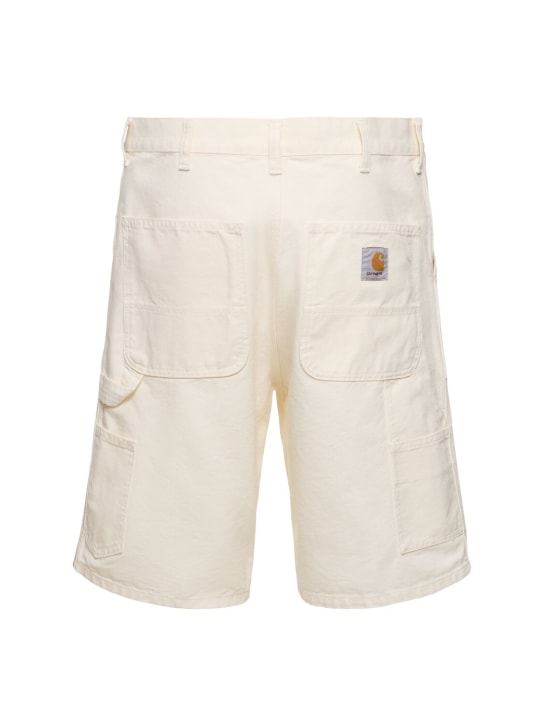 Carhartt WIP: Dearborn canvas single-knee shorts - Wax - men_4 | Luisa Via Roma