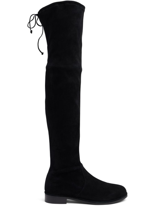 Stuart Weitzman: 20mm Lowland Bold suede boots - Black - women_0 | Luisa Via Roma