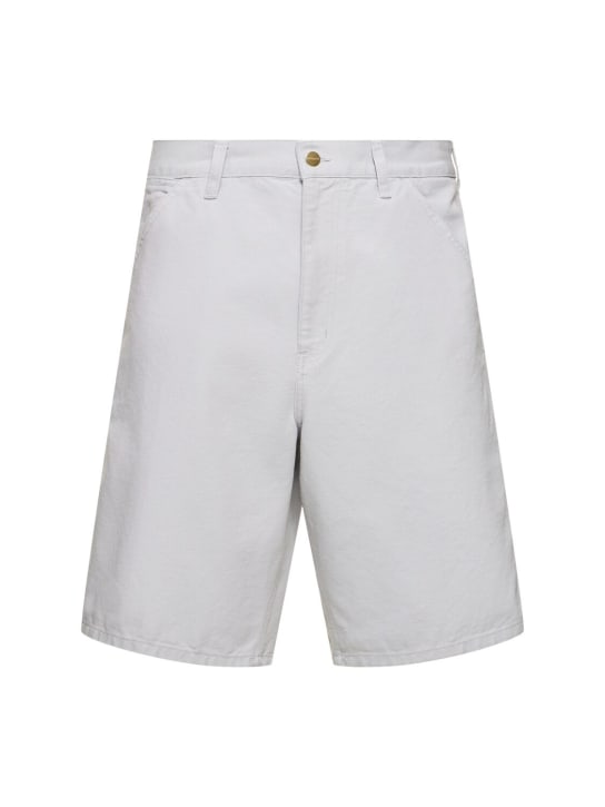 Carhartt WIP: Shorts Dearborn in tela - Basalt - men_0 | Luisa Via Roma
