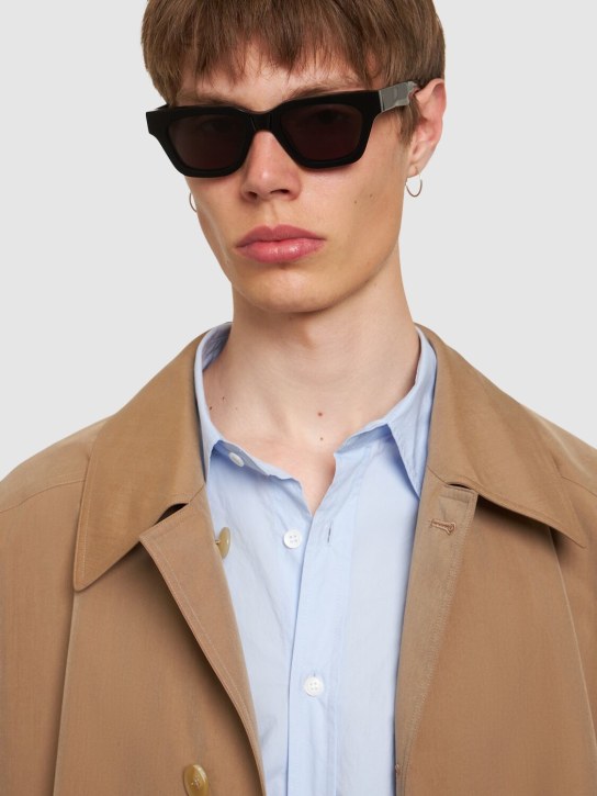 Chimi: 11 squared acetate sunglasses - Black - men_1 | Luisa Via Roma
