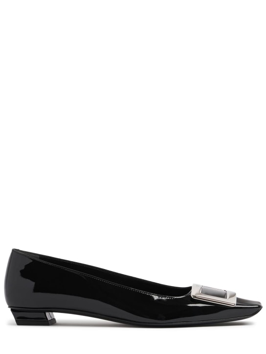 Roger Vivier: Zapatos de charol 25mm - Negro - women_0 | Luisa Via Roma