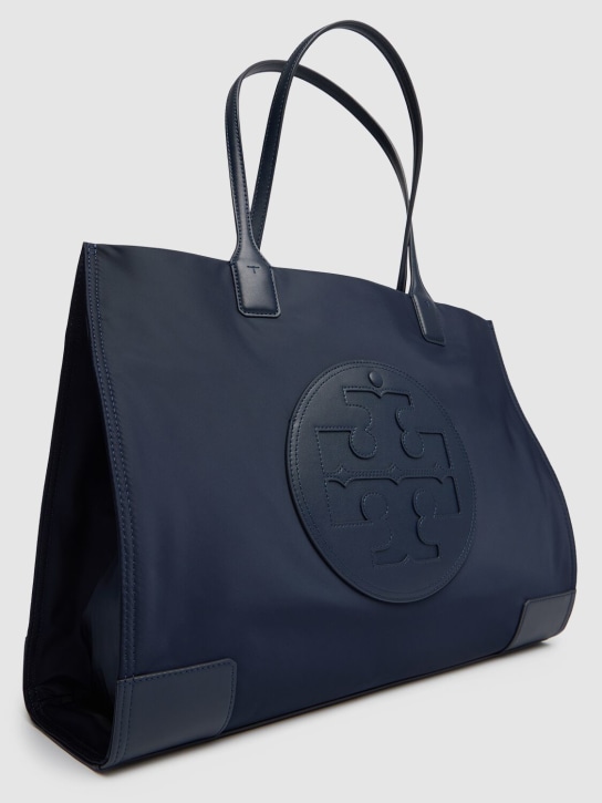 Tory Burch: Ella recycled nylon tote bag - Navy - women_1 | Luisa Via Roma