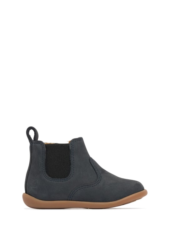 Pom D'api: Stand Up Jod boots - Dark Blue - kids-boys_0 | Luisa Via Roma