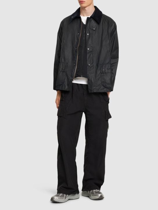BARBOUR: Bedale waxed cotton jacket - Navy - men_1 | Luisa Via Roma