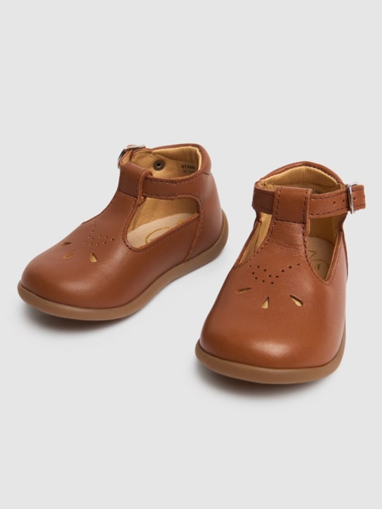 Pom D'api: Sandali in pelle Stand Up Salomé - kids-girls_1 | Luisa Via Roma