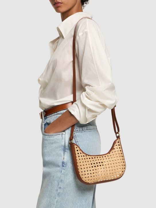 Bembien: Mini Sling rattan shoulder bag - Sienna Rattan - women_1 | Luisa Via Roma