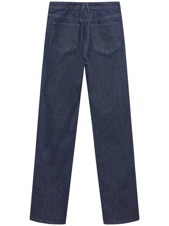 16arlington: Jeans rectos con cintura alta - Azul - women_1 | Luisa Via Roma