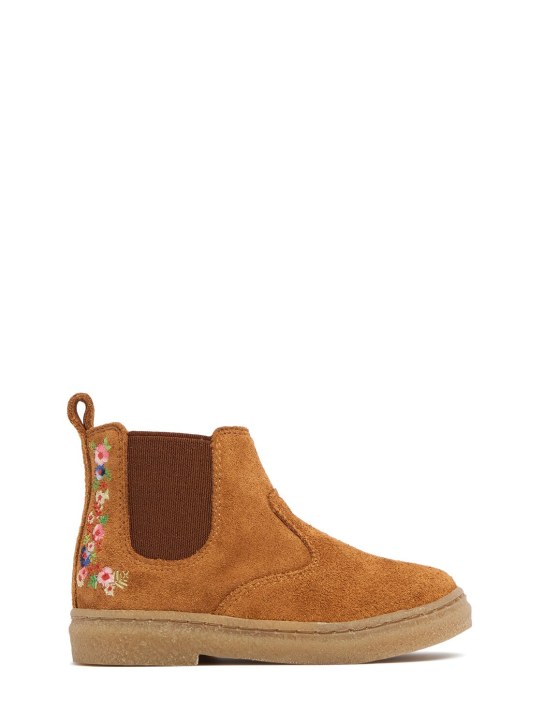 Pom D'api: Bottes Trix Jod Brod Back - Caramel - kids-girls_0 | Luisa Via Roma