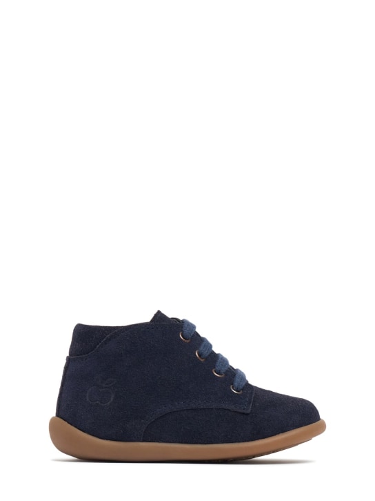 Pom D'api: Scarpe stringate Stand Up Derby - Blu Scuro - kids-boys_0 | Luisa Via Roma