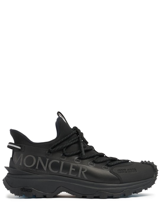 Moncler: 40毫米Trailgrip Lite 2科技织物运动鞋 - 黑色 - women_0 | Luisa Via Roma