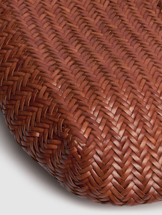 Big nantucket woven leather basket bag - Dragon Diffusion - Women  | Luisaviaroma