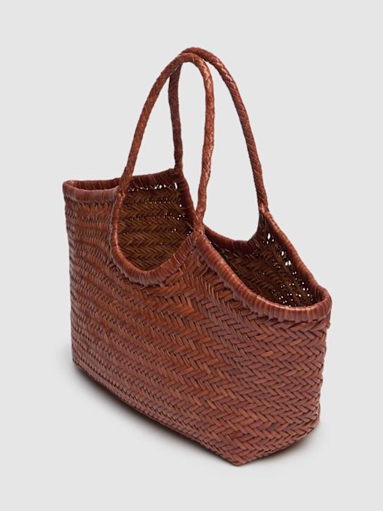 Big nantucket woven leather basket bag - Dragon Diffusion - Women  | Luisaviaroma
