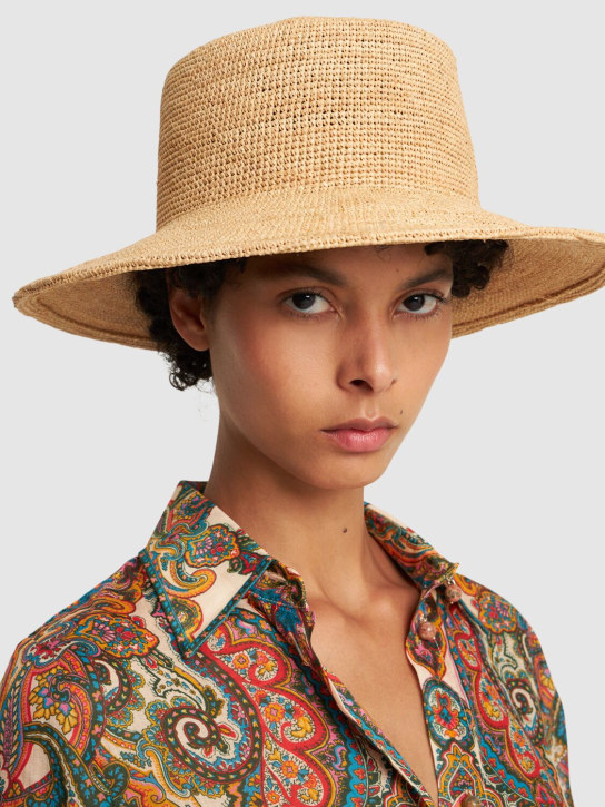LACK OF COLOR: The Inca wide bucket hat - Natural - women_1 | Luisa Via Roma