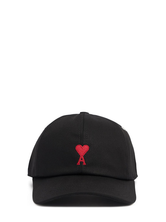 AMI Paris: ADC cotton baseball hat - women_0 | Luisa Via Roma