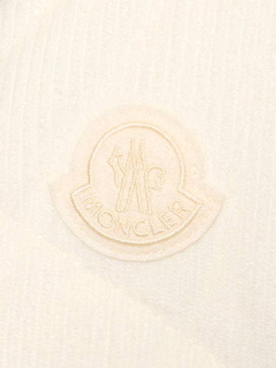 Moncler: Kaver cotton corduroy down jacket - men_3 | Luisa Via Roma