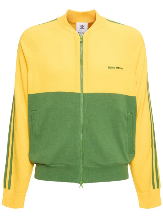 adidas Originals: Wales Bonner knit track top - men_0 | Luisa Via Roma