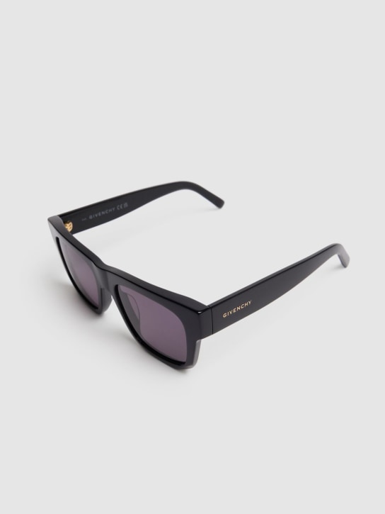 Givenchy: GV Day cat squared acetate sunglasses - Black/Smoke - women_1 | Luisa Via Roma