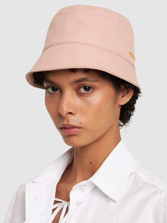 Gucci: Cotton bucket hat - Perfect Pink - women_1 | Luisa Via Roma