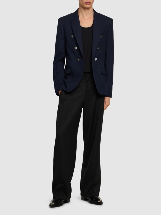 Balmain: Wool twill blazer - men_1 | Luisa Via Roma