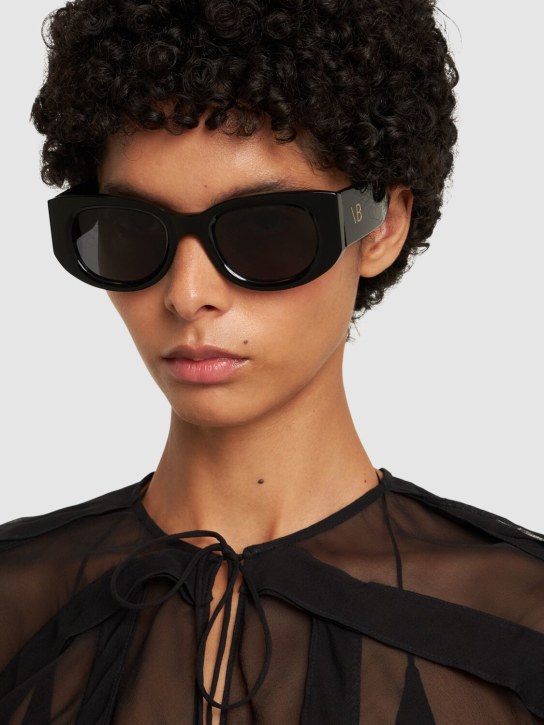 Victoria Beckham: VB Monogram acetate sunglasses - Black - women_1 | Luisa Via Roma