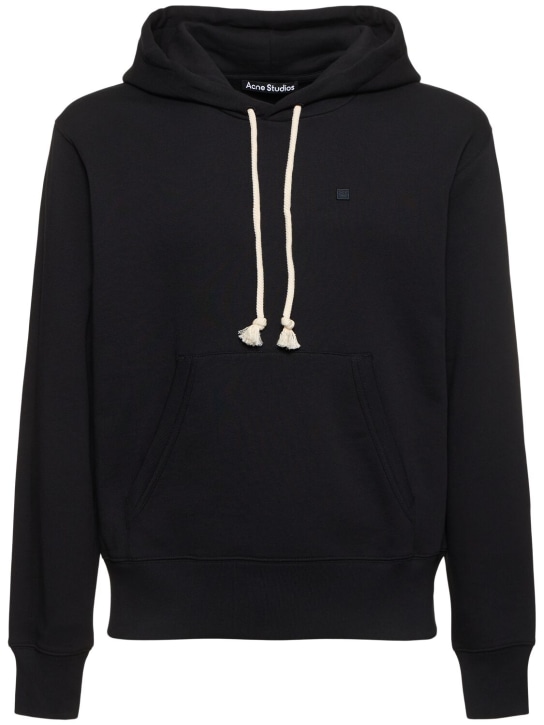 Acne Studios: Fairah Hood X M Face regular fit hoodie - men_0 | Luisa Via Roma