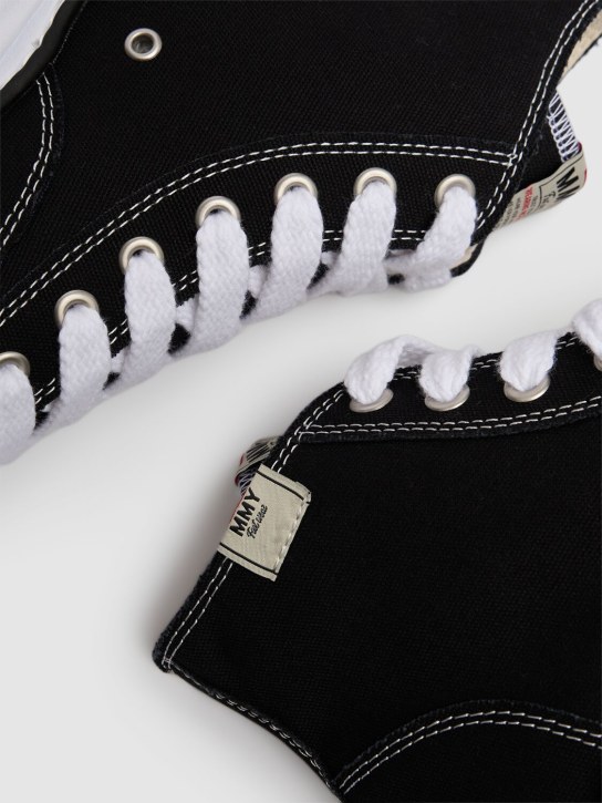 Mihara Yasuhiro: Peterson high sneakers - Black - men_3 | Luisa Via Roma