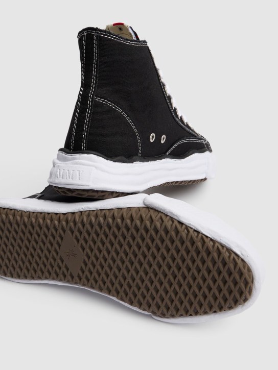 Mihara Yasuhiro: Peterson high sneakers - Black - men_4 | Luisa Via Roma