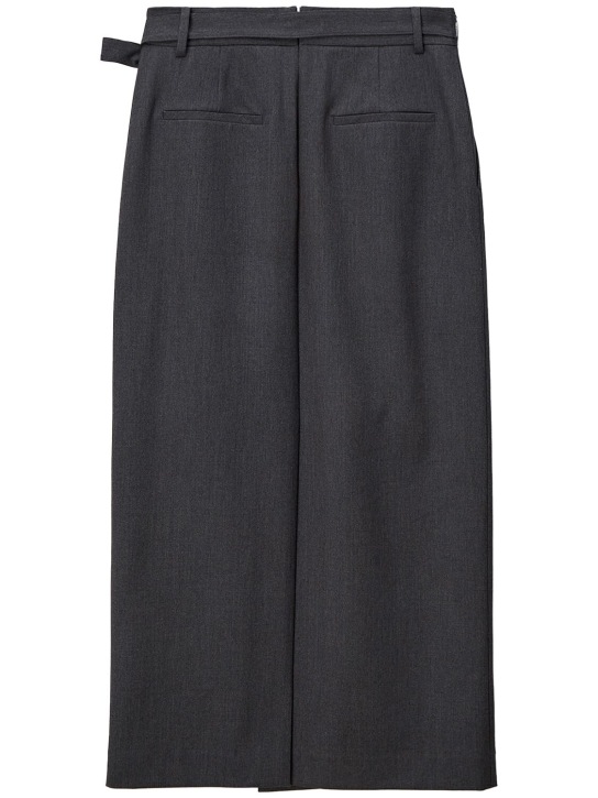Dunst: Maxi tie skirt - Gri - women_1 | Luisa Via Roma