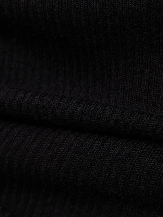 Dolce&Gabbana: Ribbed cotton jersey tank top - Black - men_2 | Luisa Via Roma