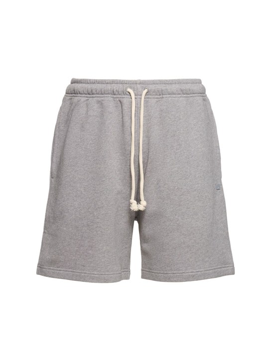 Acne Studios: Forge M Face regular fit shorts - men_0 | Luisa Via Roma