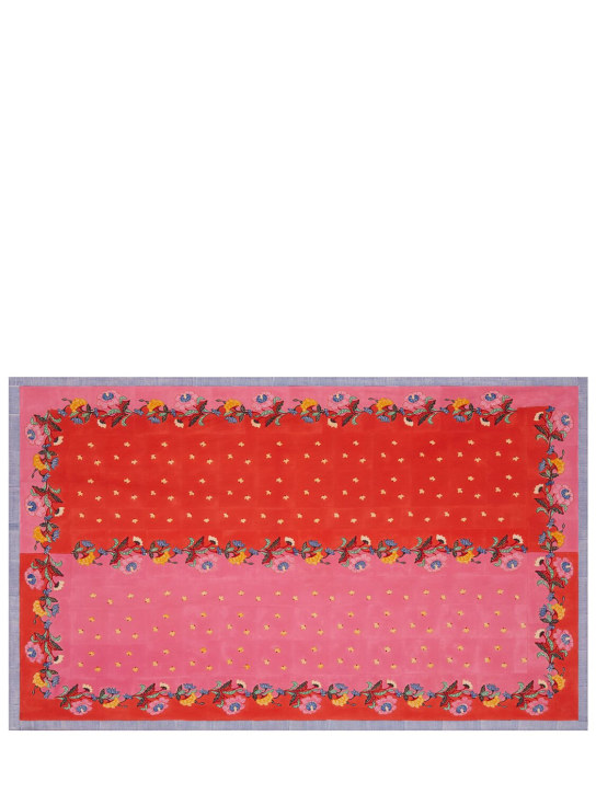 LISA CORTI: Indonesian Red Rose tablecloth - Red - ecraft_0 | Luisa Via Roma