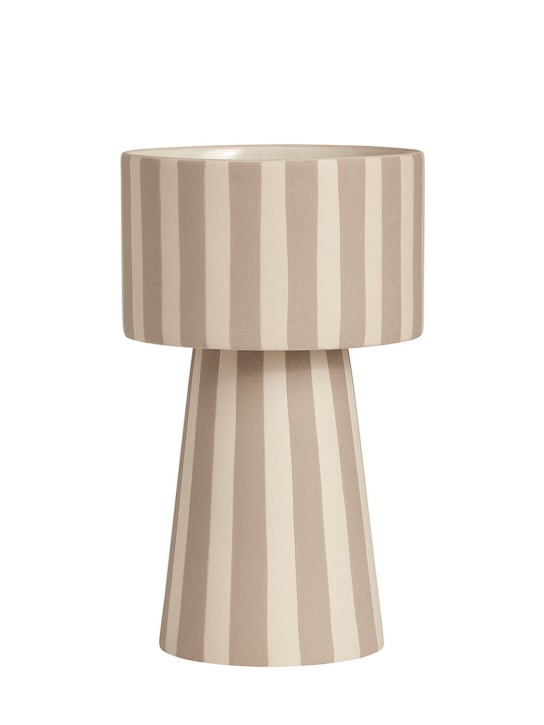 Oyoy: Large Toppu vase - Bej - ecraft_0 | Luisa Via Roma