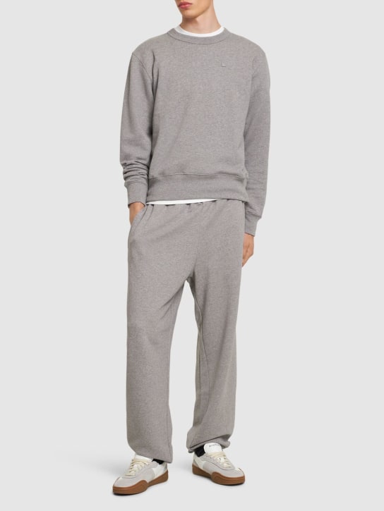 Acne Studios: Fairah X M Face crewneck sweatshirt - men_1 | Luisa Via Roma